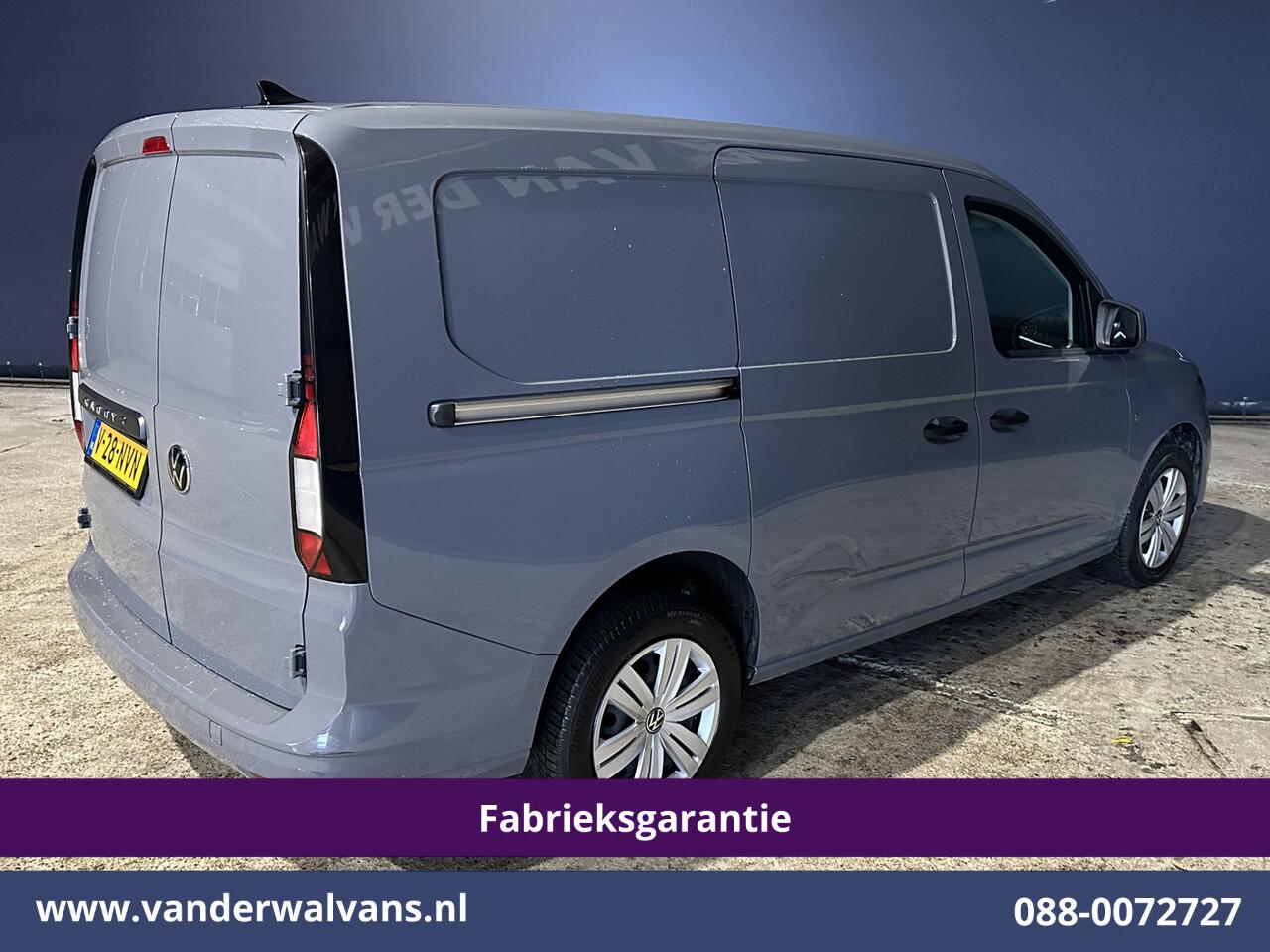 Volkswagen CADDY MAXI Cargo 2.0 TDI 102pk L2H1 Fabrieksgarantie Euro6 Airco | Camera | Apple Carplay | Android Auto | Bumper in de kleur Zijdeur