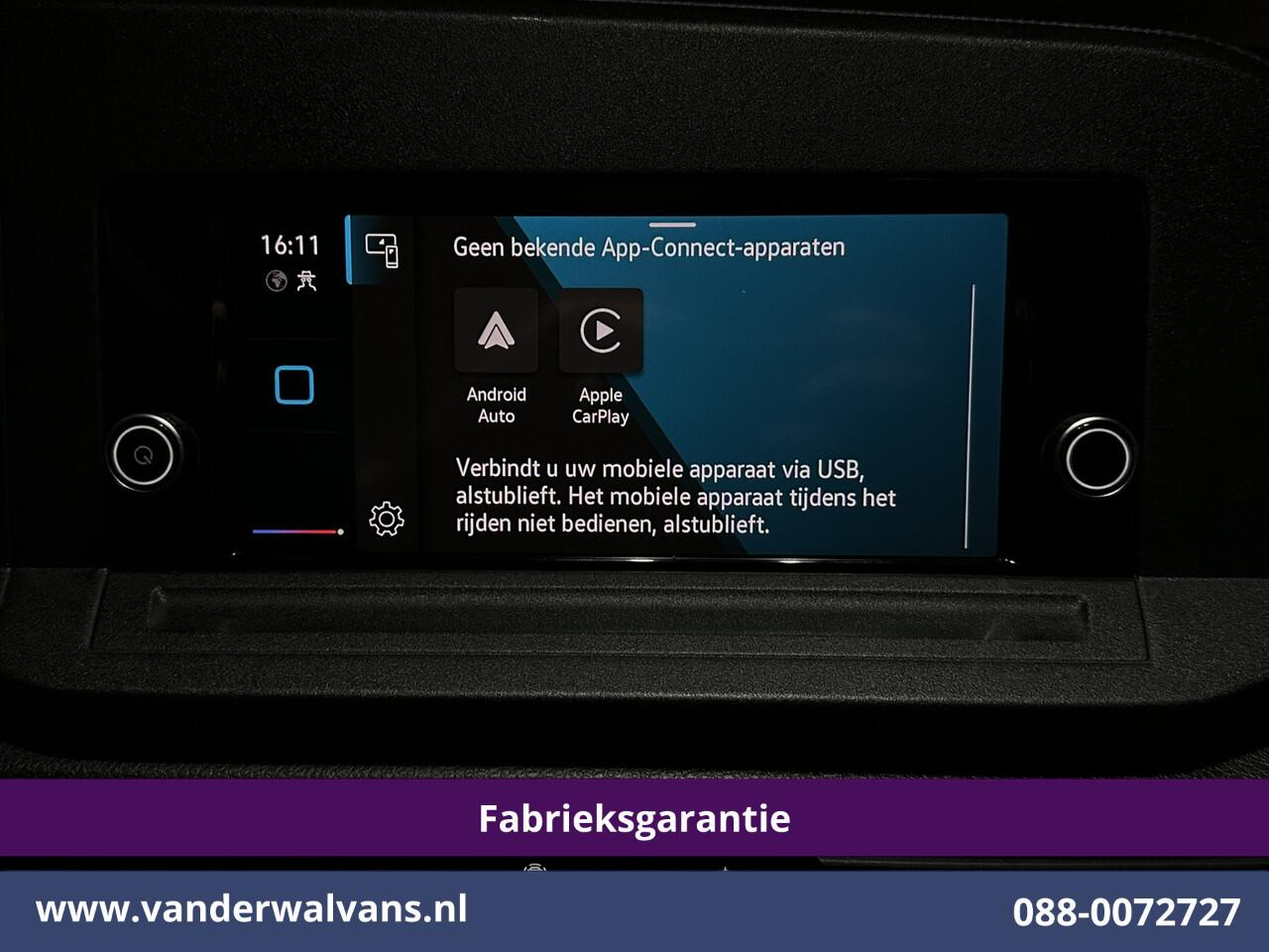 Volkswagen CADDY MAXI Cargo 2.0 TDI 102pk L2H1 Fabrieksgarantie Euro6 Airco | Camera | Apple Carplay | Bumper in de kleur Android Auto, Zijdeur