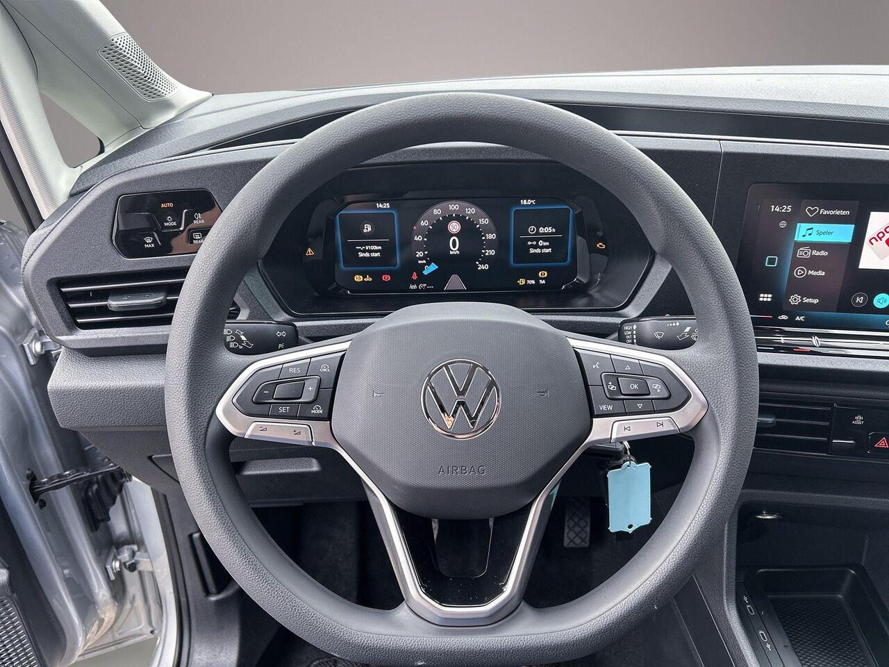 Volkswagen CADDY MAXI Cargo 2.0 TDI 75pk Comfort | fabrieksgarantie t/m 22-12-2028| Trekhaak | Cruise Control | Parkeerhulp achter | Navi via AppleCarplay-AndroidAuto |