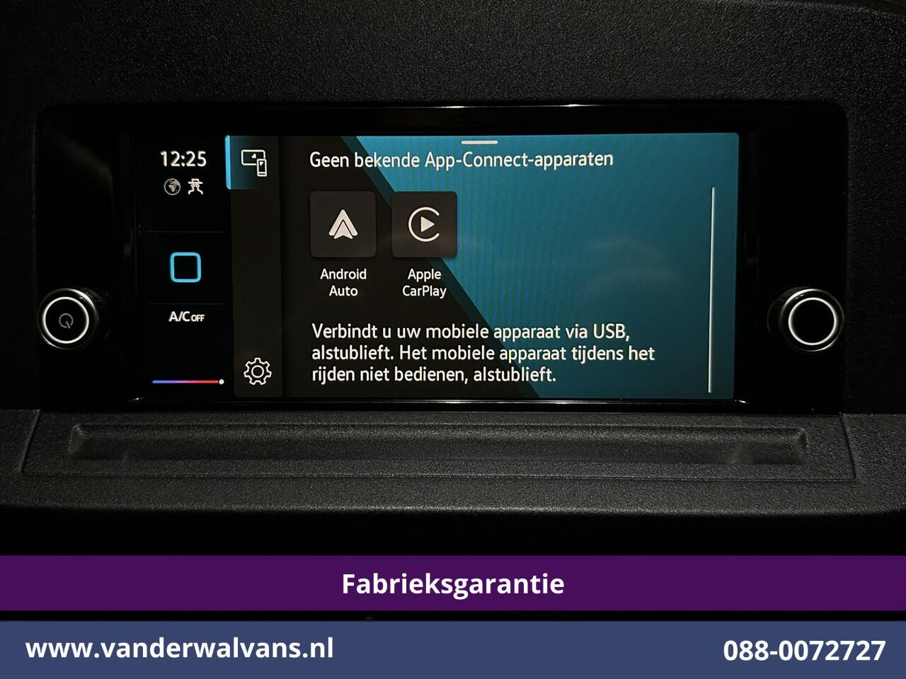 Volkswagen CADDY MAXI Cargo 1.5 TSI 115pk Benzine motor L2H1 Fabrieksgarantie Euro6 Airco | Camera | Apple Carplay | Bumper in de kleur Android Auto, Zijdeur
