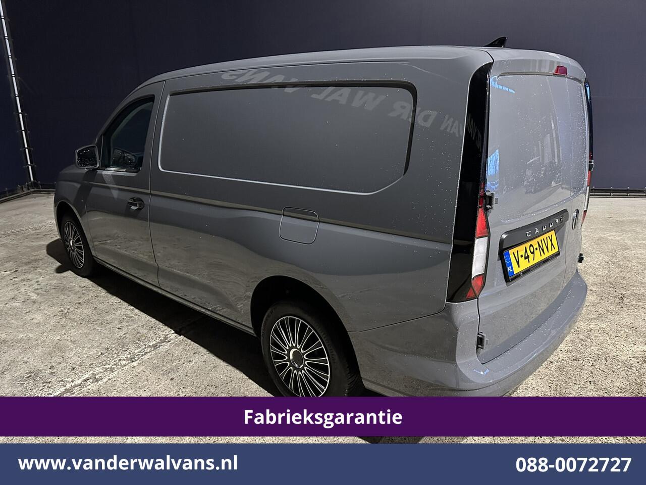 Volkswagen CADDY MAXI Cargo 2.0 TDI 102pk L2H1 Fabrieksgarantie Euro6 Airco | Camera | Apple Carplay | Bumper in de kleur Android Auto, Zijdeur