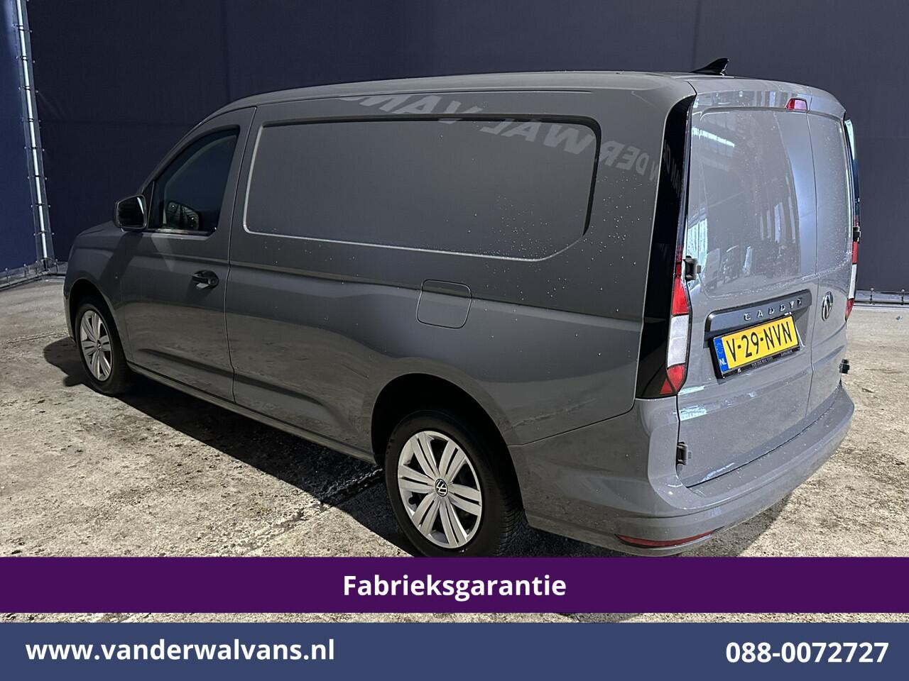 Volkswagen CADDY MAXI Cargo 1.5 TSI 115pk Benzine motor L2H1 Fabrieksgarantie Euro6 Airco | Camera | Apple Carplay | Bumper in de kleur Android Auto, Zijdeur