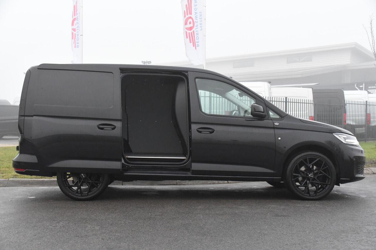 Volkswagen CADDY MAXI Cargo 2.0 TDI Exclusive Black Edition Camera, Cruise, Carplay, LED, Stoelverwarming, Automaat, Trekhaak, Standkachel, Uniek!