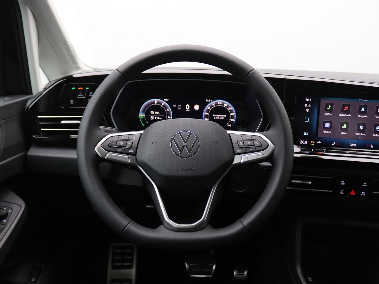 Volkswagen CADDY MAXI 1.5 TSI Hybride Style 150PK DSG Achteruitrijcamera, schuifdeur links & rechts, Travel Assist, App-Connect, Winterpakket, Stoelverwarming, Assistentiepakket, 17" LM Velgen