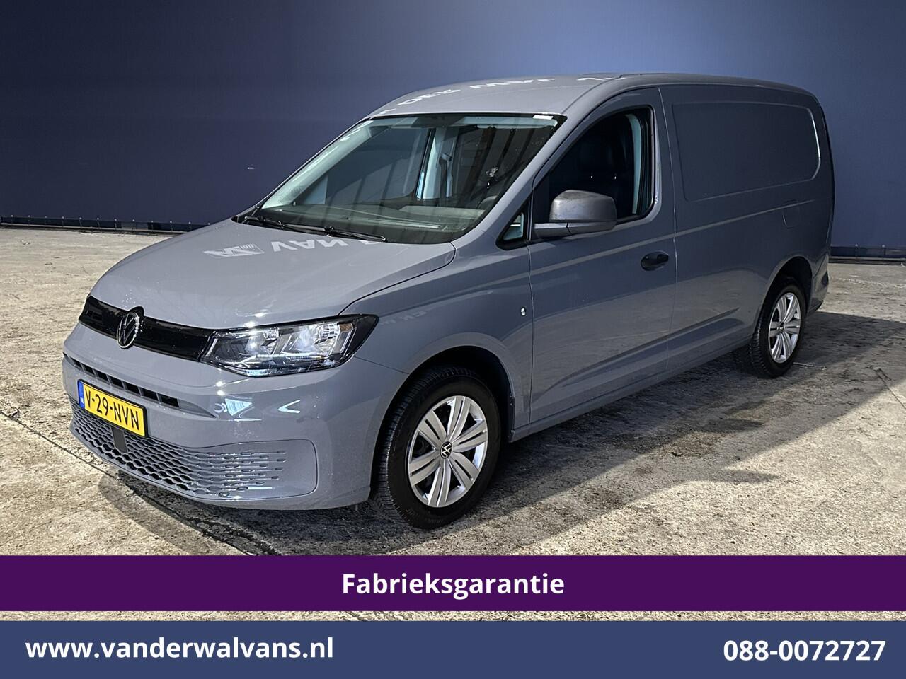 Volkswagen CADDY MAXI Cargo 1.5 TSI 115pk Benzine motor L2H1 Fabrieksgarantie Euro6 Airco | Camera | Apple Carplay | Bumper in de kleur Android Auto, Zijdeur