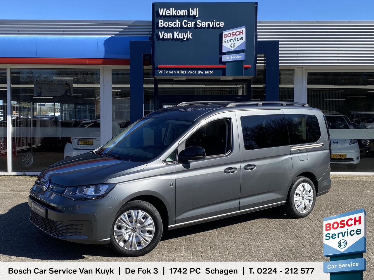 Volkswagen CADDY MAXI 1.5 TSI 7p / Automaat / NL-Auto / 2e-Eigenaar / Stoelverwarming / Adaptieve Cruise-Control / Apple-Carlay & Android-Auto / Zijschuifdeur Links en Rechts / Climate-Control / DAB Radio-Bluetooth / Navi / PDC V+A met Camera / 17'' LMV / ENZ.