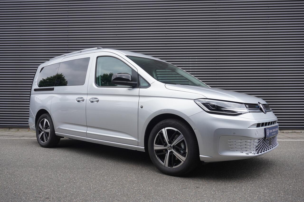 Volkswagen CADDY MAXI 1.5 TSI Hybride Style 1.5 TSI Hybride DSG, Climatronic, Achterdeuren met ruit, Trekhaak, App connect draadloos, Navigatie, Alarm, LED koplampen