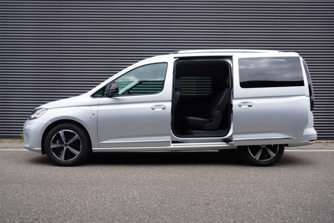 Volkswagen CADDY MAXI 1.5 TSI Hybride Style 1.5 TSI Hybride DSG, Climatronic, Achterdeuren met ruit, Trekhaak, App connect draadloos, Navigatie, Alarm, LED koplampen