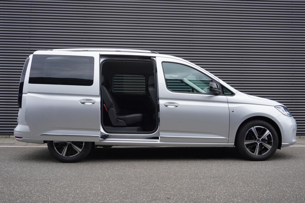 Volkswagen CADDY MAXI 1.5 TSI Hybride Style 1.5 TSI Hybride DSG, Climatronic, Achterdeuren met ruit, Trekhaak, App connect draadloos, Navigatie, Alarm, LED koplampen