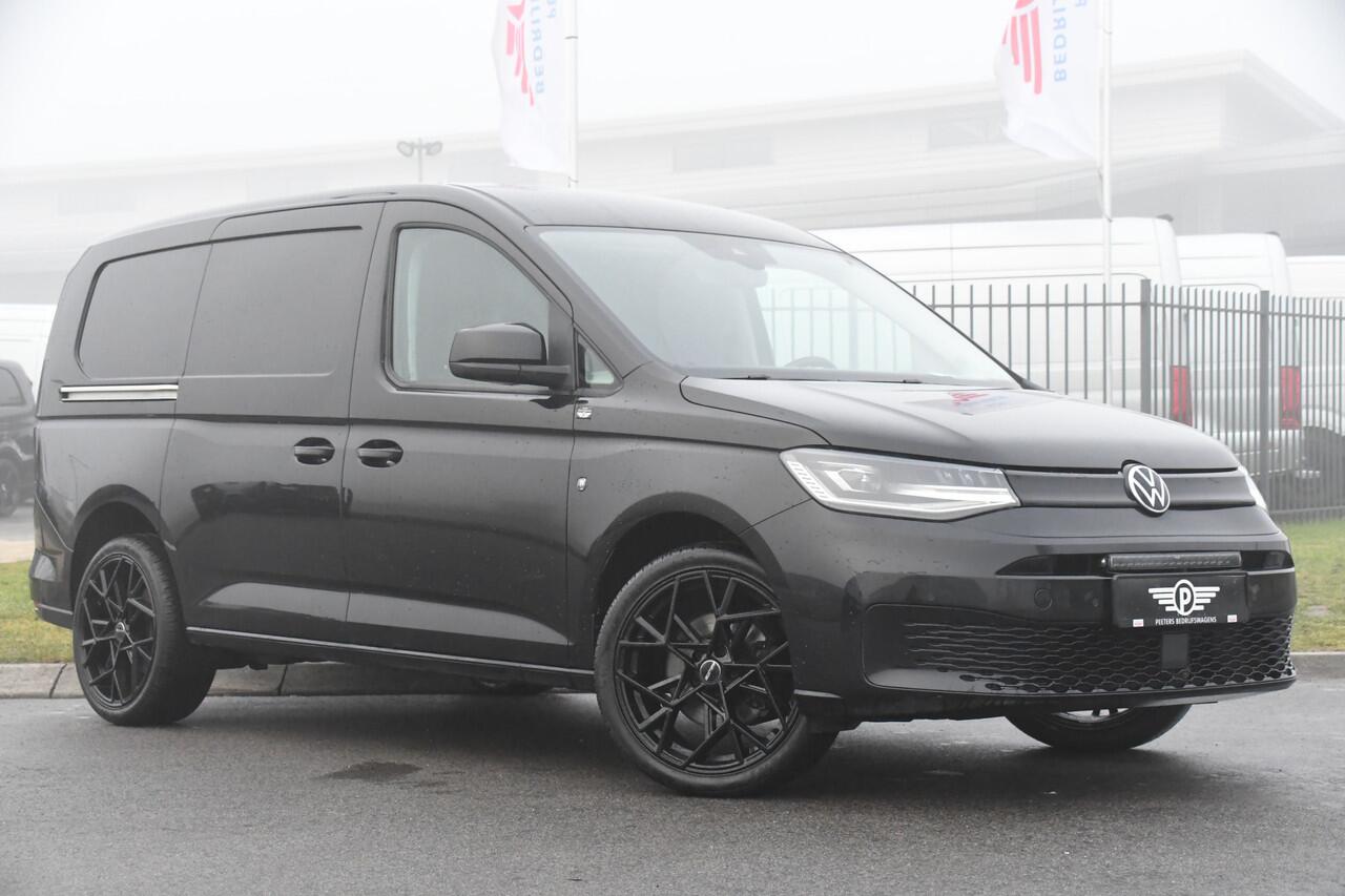 Volkswagen CADDY MAXI Cargo 2.0 TDI Exclusive Black Edition Camera, Cruise, Carplay, LED, Stoelverwarming, Automaat, Trekhaak, Standkachel, Uniek!