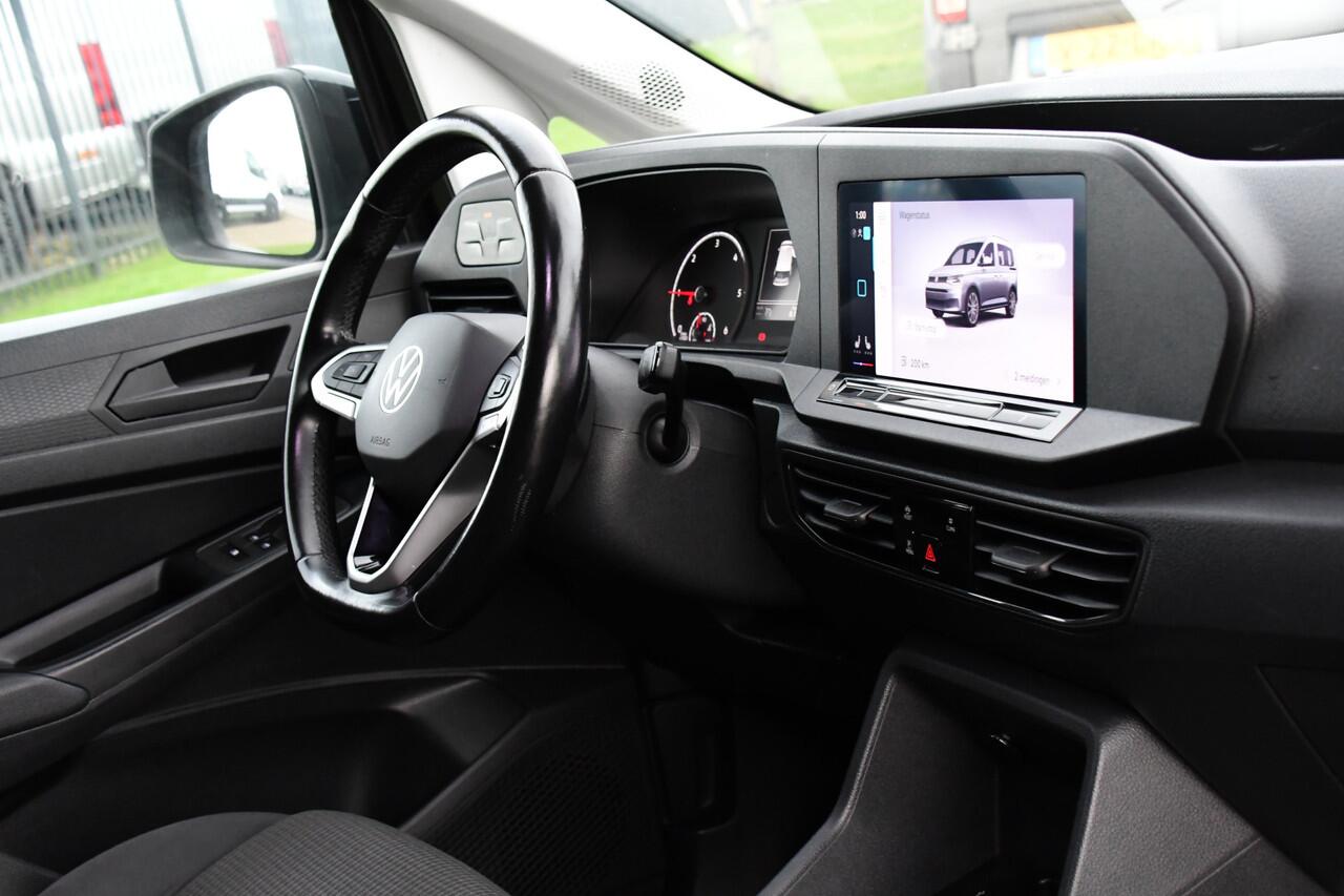 Volkswagen CADDY Cargo 2.0 TDI Black Edition Cruise, Camera, Carplay, LED, NAVI, Automaat, Klep, 122pk, Stoelverwarming, Uniek!