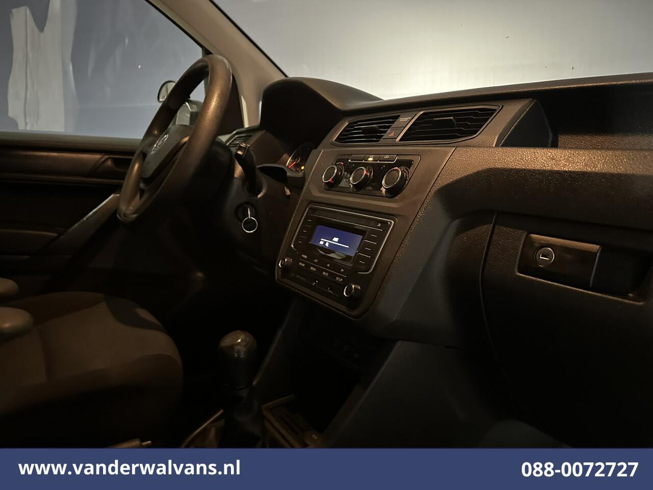 Volkswagen CADDY 2.0 TDI 102pk L1H1 Euro6 Airco | LED | Cruisecontrol | 1500kg Trekhaak Parkeersensoren, Zijdeur