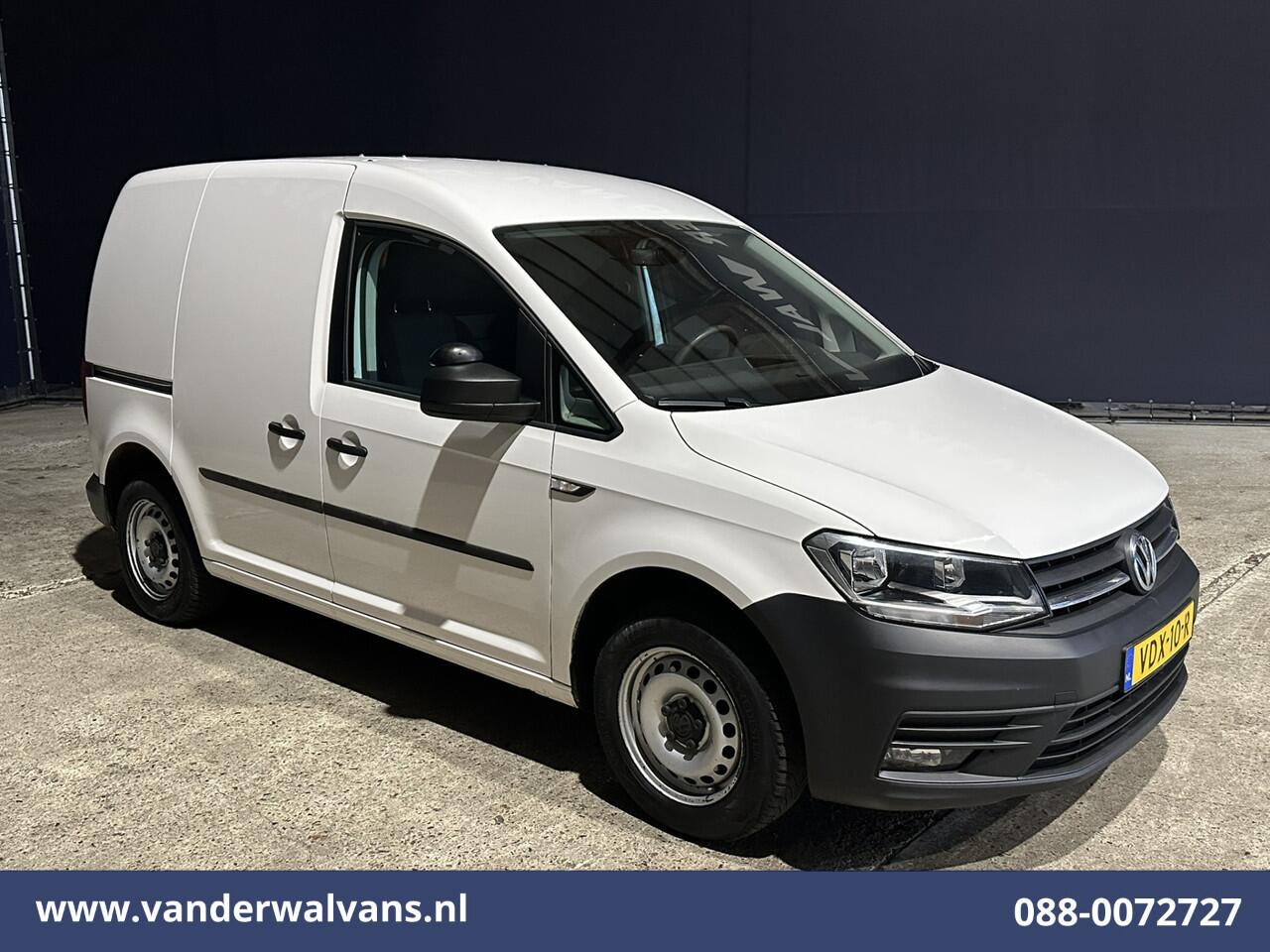Volkswagen CADDY 2.0 TDI 102pk L1H1 Euro6 Airco | LED | Cruisecontrol | 1500kg Trekhaak Parkeersensoren, Zijdeur