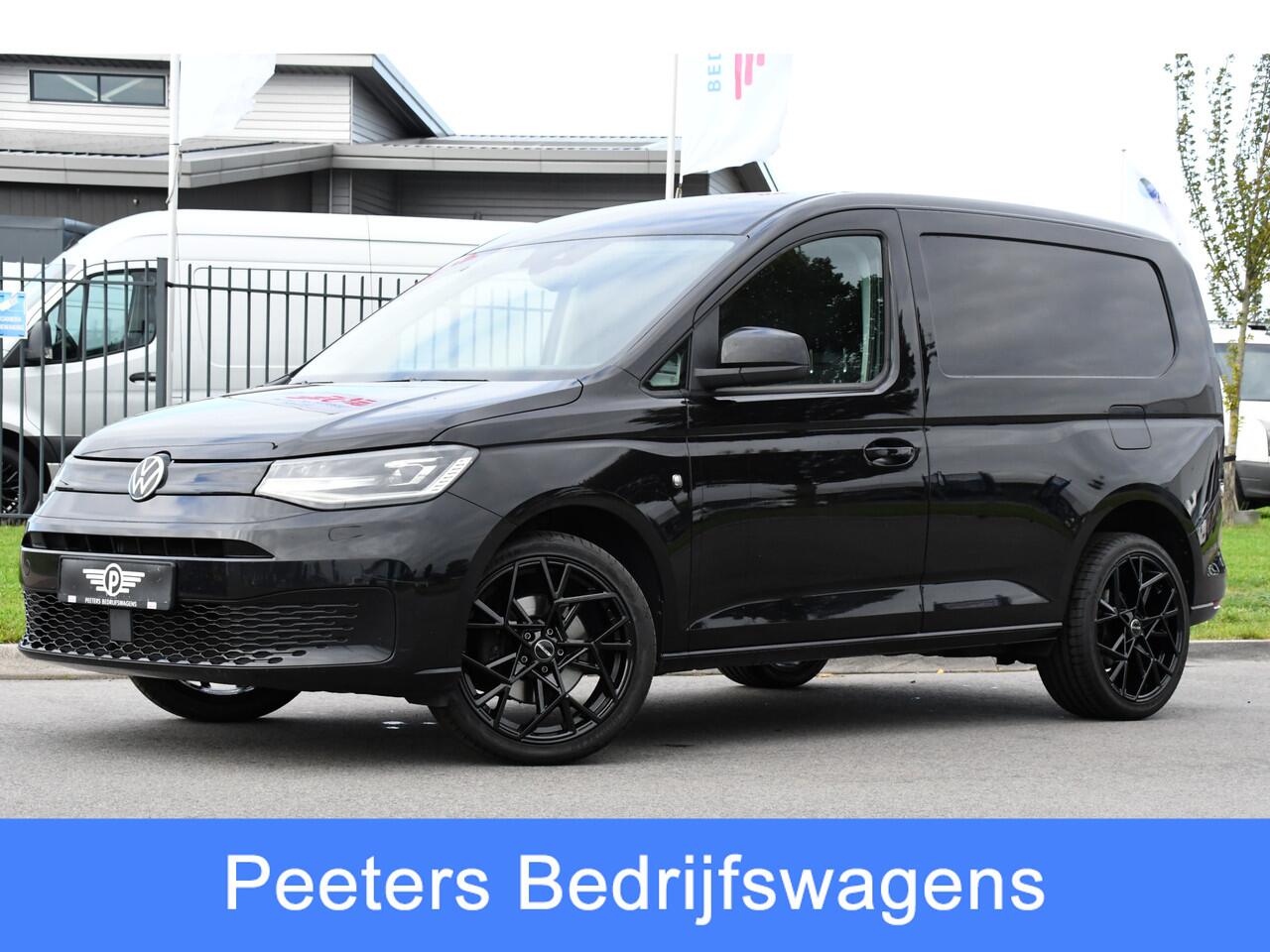 Volkswagen CADDY Cargo 2.0 TDI Black Edition Virtual, Camera, Stoelverwarming, 122pk, Automaat, LED, Trekhaak, Carplay, Uniek!