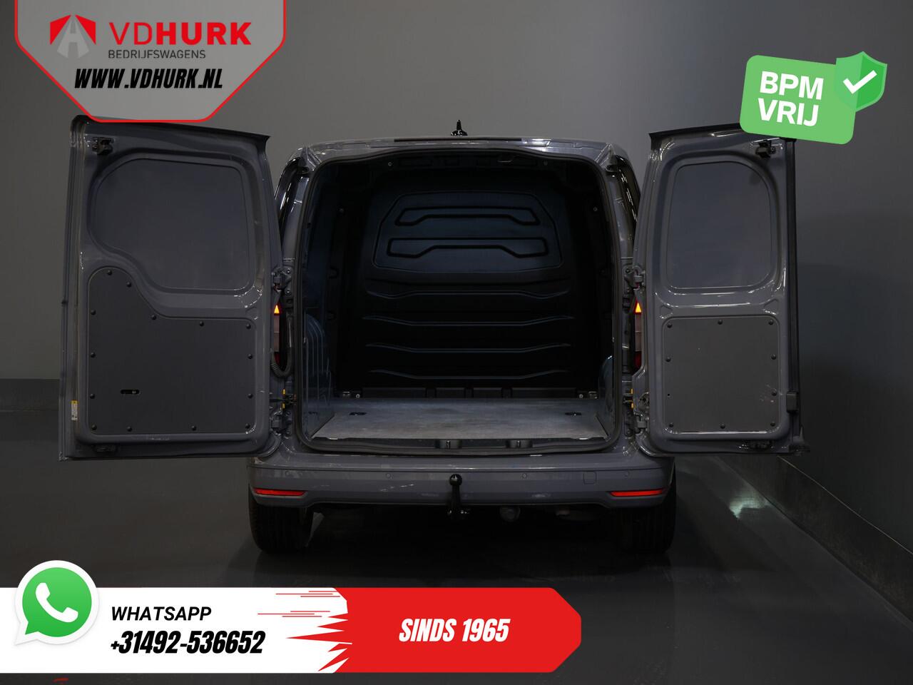 Volkswagen CADDY Cargo 2.0 TDI 125 pk BPM VRIJ! LED/ Carplay/ Stoelverw./ Cruise/ Airco/ Camera/ PDC/ LMV/ Trekhaak