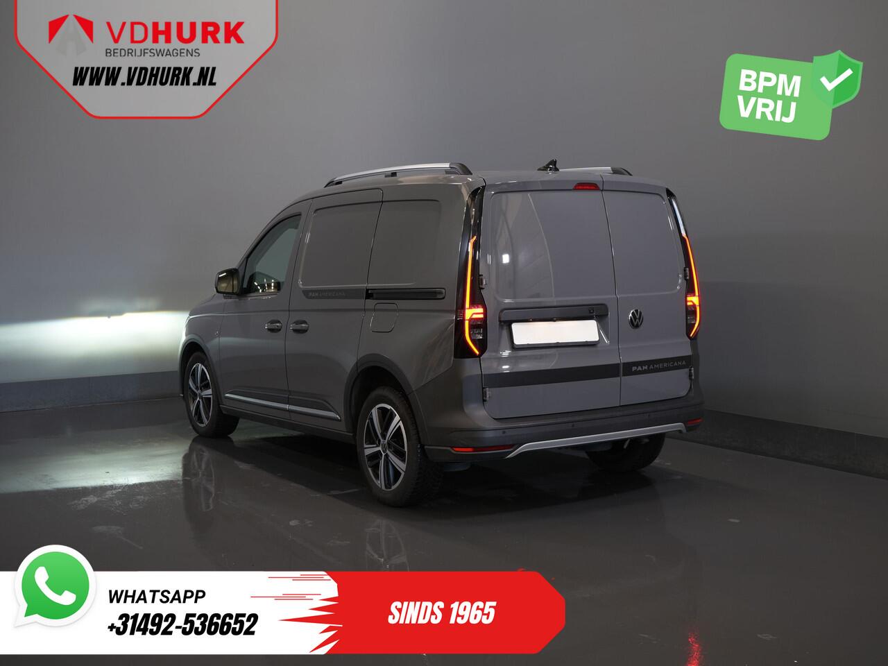 Volkswagen CADDY Cargo 2.0 TDI 125 pk DSG Aut. PanAmericana 2x Schuifdeur/ LED/ Adapt. Cruise/ VC/ Camera/ PDC