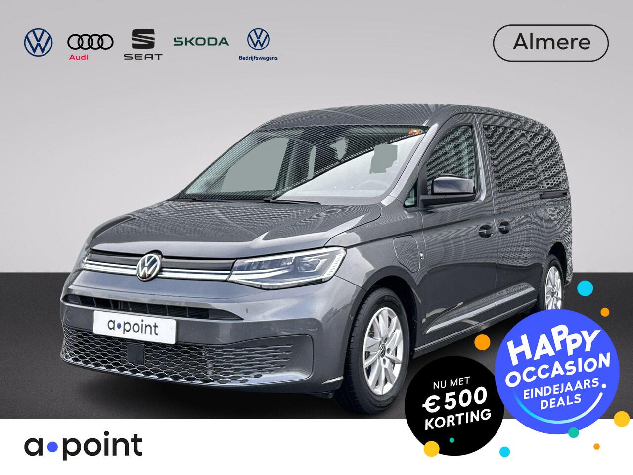 Volkswagen CADDY 1.5 TSI Hybride Style Automaat | Adapt. Cruise controle | Camera | Navigatie | Apple Carplay of Android Auto | Parkeersensoren | Verwarmde stoelen + voorruit