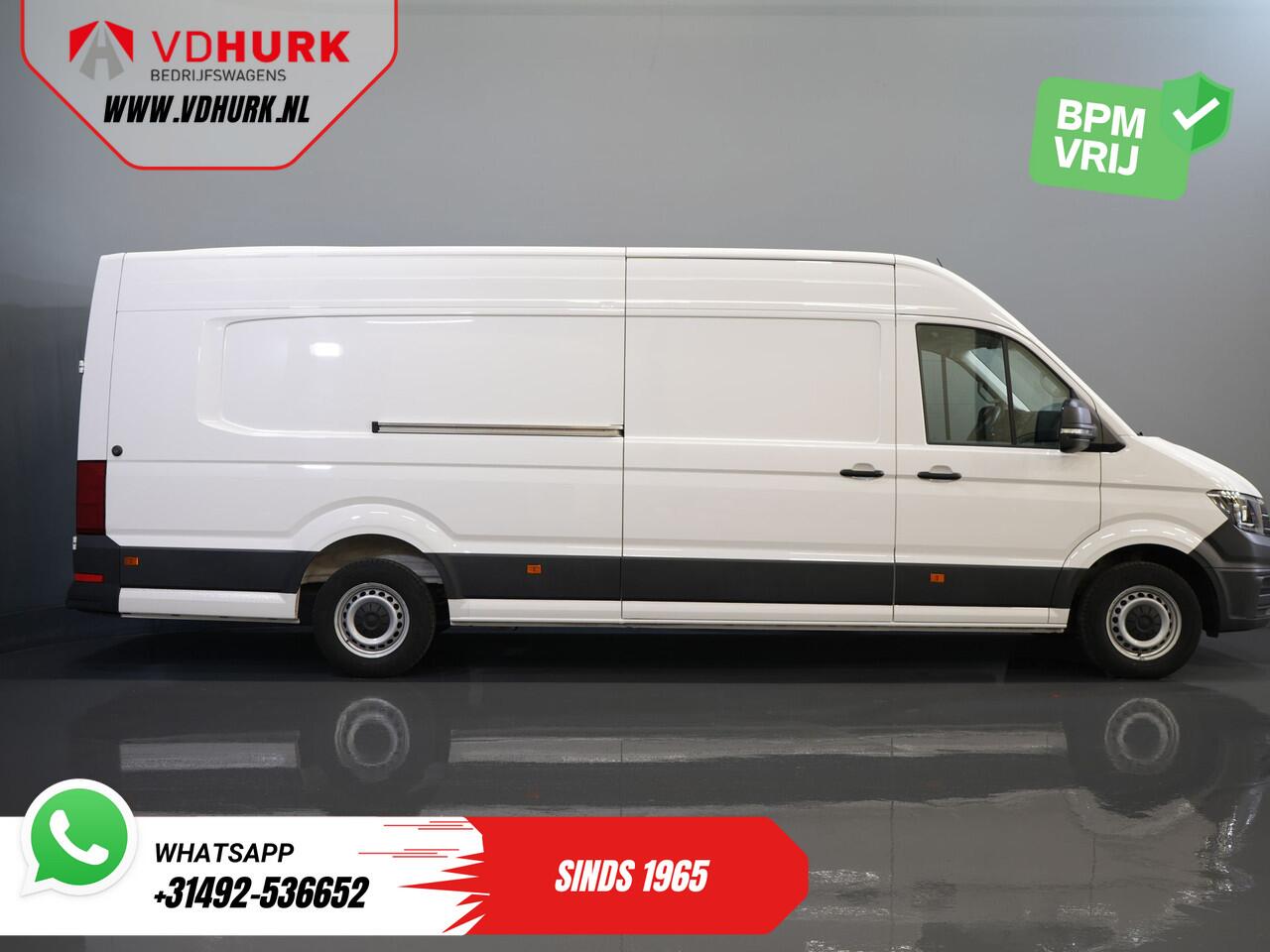 Volkswagen CRAFTER 35 2.0 TDI 140 pk L5H3 BPM VRIJ! 2x Schuifdeuren/ 270 Gr.Deuren/ Carplay/ Camera/ Airco