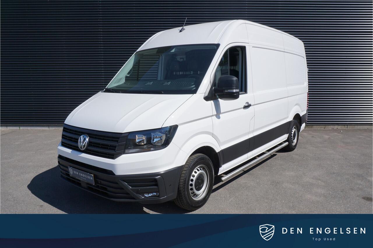 Volkswagen CRAFTER 140PK L3H3/L2H2 Apple Carplay Navi Camera Trekhaak Cruise control Parkeersensoren Voorruitverwarming