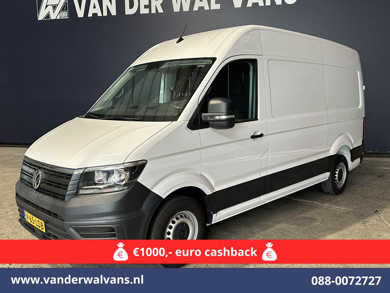 Volkswagen CRAFTER 2.0 TDI 140pk L3H3 L2H2 Euro6 Airco | Camera | Apple carplay | Android auto bijrijdersbank, 3000kg trekvermogen