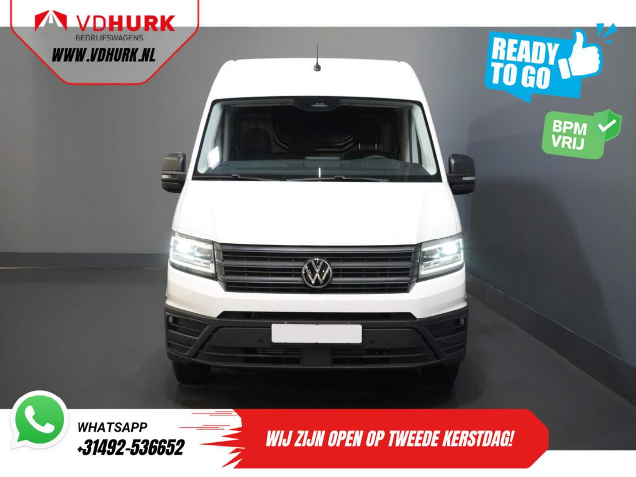 Volkswagen CRAFTER 35 2.0 TDI 140 pk DSG Aut. L3H3 BPM VRIJ! LED/ Virtual Cockpit/ Camera/ Cruise/ Carplay/ Gev.Stoel