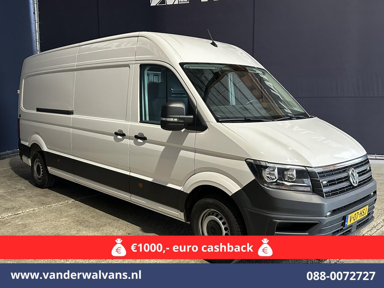 Volkswagen CRAFTER 2.0 TDI 140 pk Automaat L4H3 L3H2 Euro6 Airco | Camera | Apple Carplay Android Auto, Chauffeursstoel, Stoelverwarming, 3000kg Trekhaak