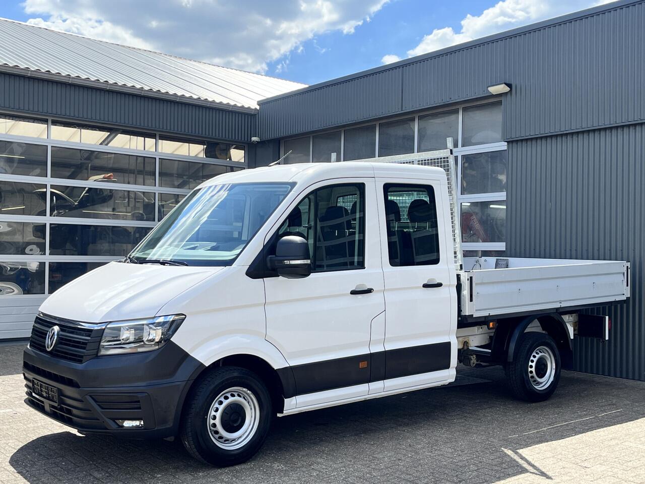 Volkswagen CRAFTER 35 2.0 TDI DC Open laadbak Airco Cruise controle Pick-up Euro 6 Parkeerhulp achter evt 3000kg trekgewicht 6 persoons p-up bakwagen open laadbak Pritsche