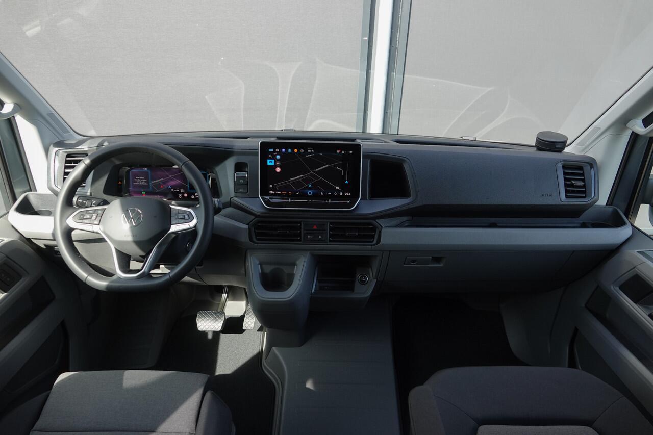 Volkswagen CRAFTER L3H2 | 177Pk Aut. | Dubbele Cabine | 2x Schuifdeur | Nieuw Model | 10,4'' Navigatie | 19'' | Oyster Silver