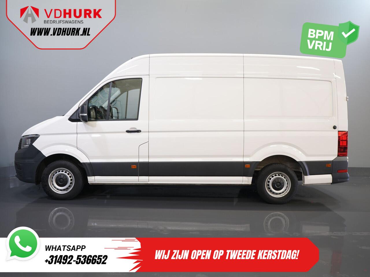 Volkswagen CRAFTER 35 2.0 TDI 140 pk L3H3 BPM VRIJ! 270Gr. Deuren/ Carplay/ Climate/ Camera/ Cruise