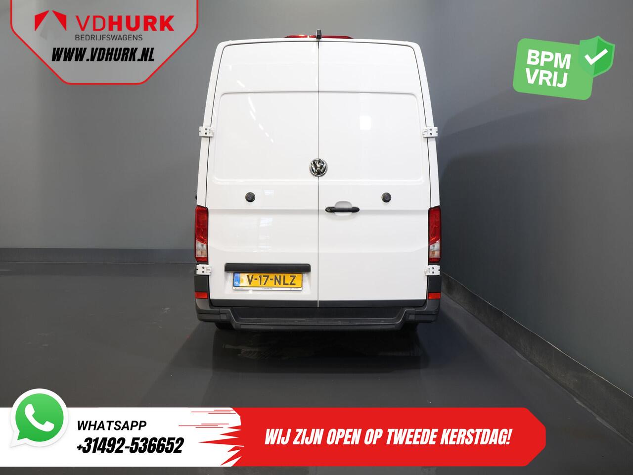 Volkswagen CRAFTER 35 2.0 TDI 140 pk L5H3 BPM VRIJ! 2x Schuifdeuren/ 270 Gr.Deuren/ Carplay/ Camera/ Airco