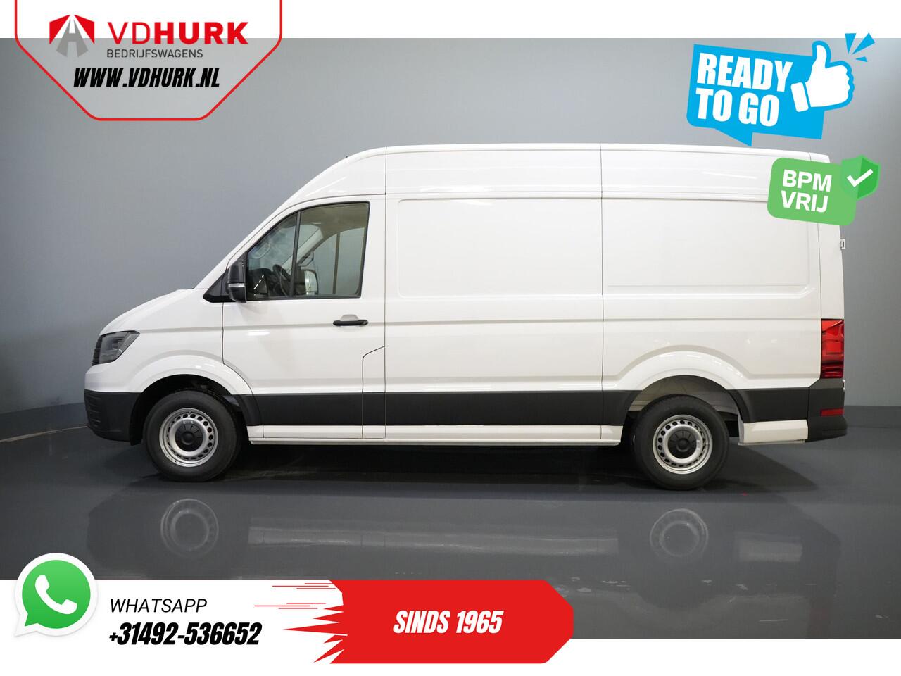 Volkswagen CRAFTER 35 2.0 TDI 140 pk DSG Aut. L3H3 BPM VRIJ/ LED/ Virtual Cockpit/ Camera/ Cruise/ Carplay/ Gev.Stoel
