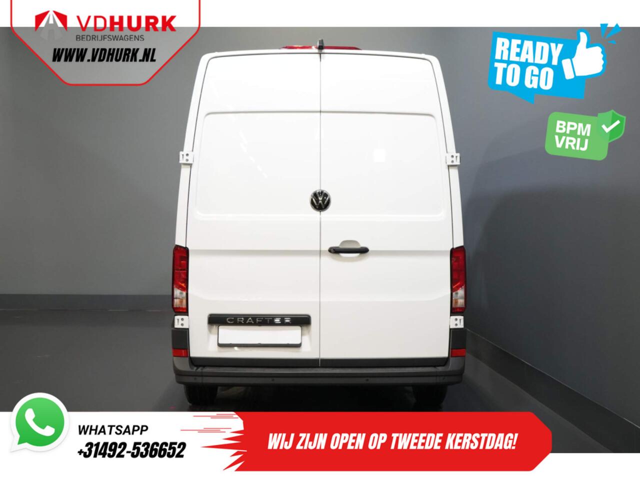 Volkswagen CRAFTER 35 2.0 TDI 140 pk DSG Aut. L3H3 BPM VRIJ! LED/ Virtual Cockpit/ Camera/ Cruise/ Carplay/ Gev.Stoel