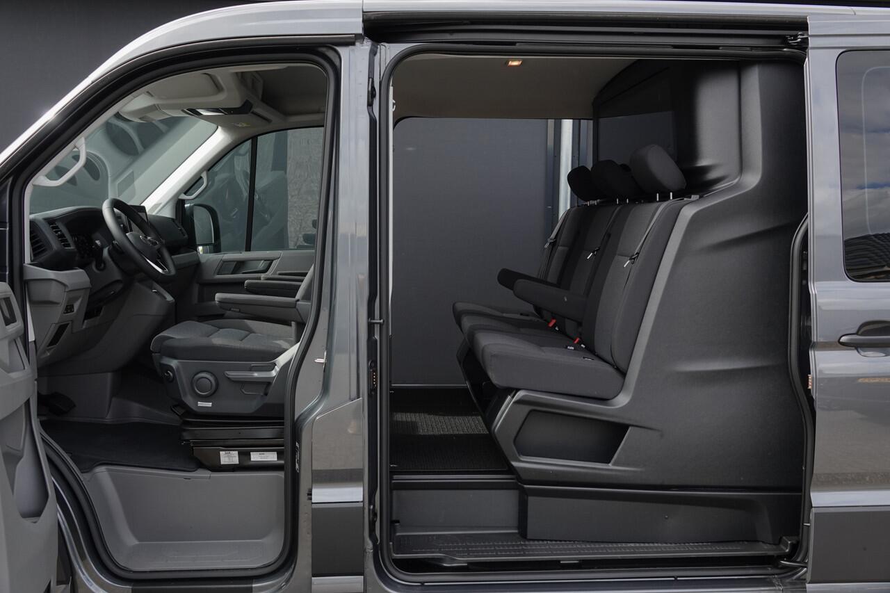 Volkswagen CRAFTER L3H2 | 2.0Tdi 177Pk Aut. | Dubbele Cabine | 2x Schuifdeur | Nieuw Model | 10,4'' Navigatie | 19'' | Indium Grey