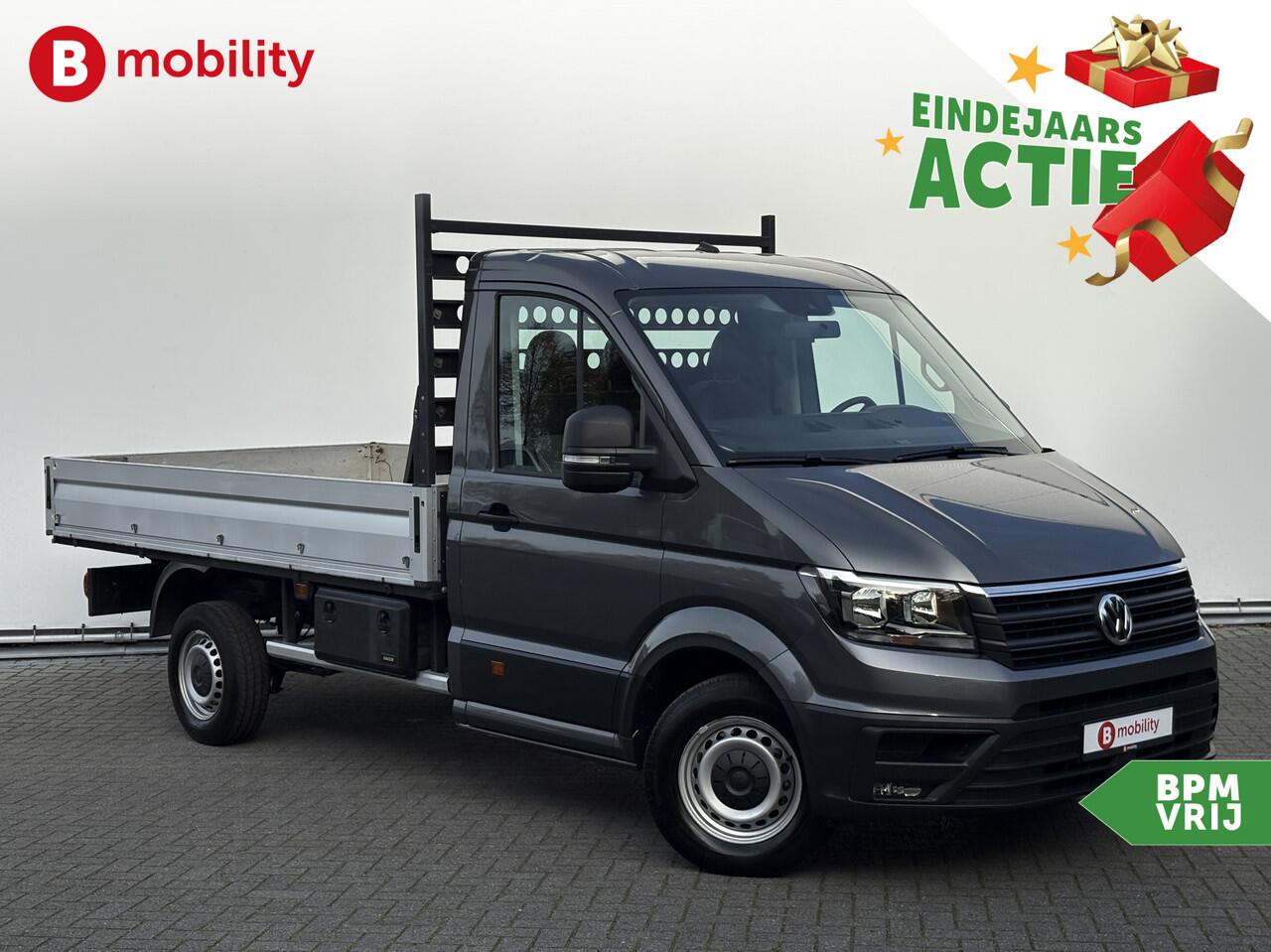Volkswagen CRAFTER 35 2.0 TDI Automaat L3 Laadbak Highline Pick-Up Trekhaak 3000kg | Apple CarPlay | Achteruitrijcamera | Cruise Control