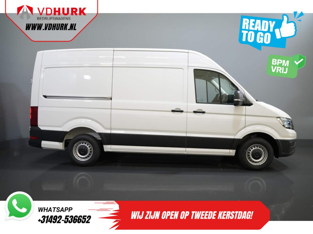 Volkswagen CRAFTER 35 2.0 TDI 140 pk DSG Aut. L3H3 BPM VRIJ! LED/ Virtual Cockpit/ Camera/ Cruise/ Carplay/ Gev.Stoel