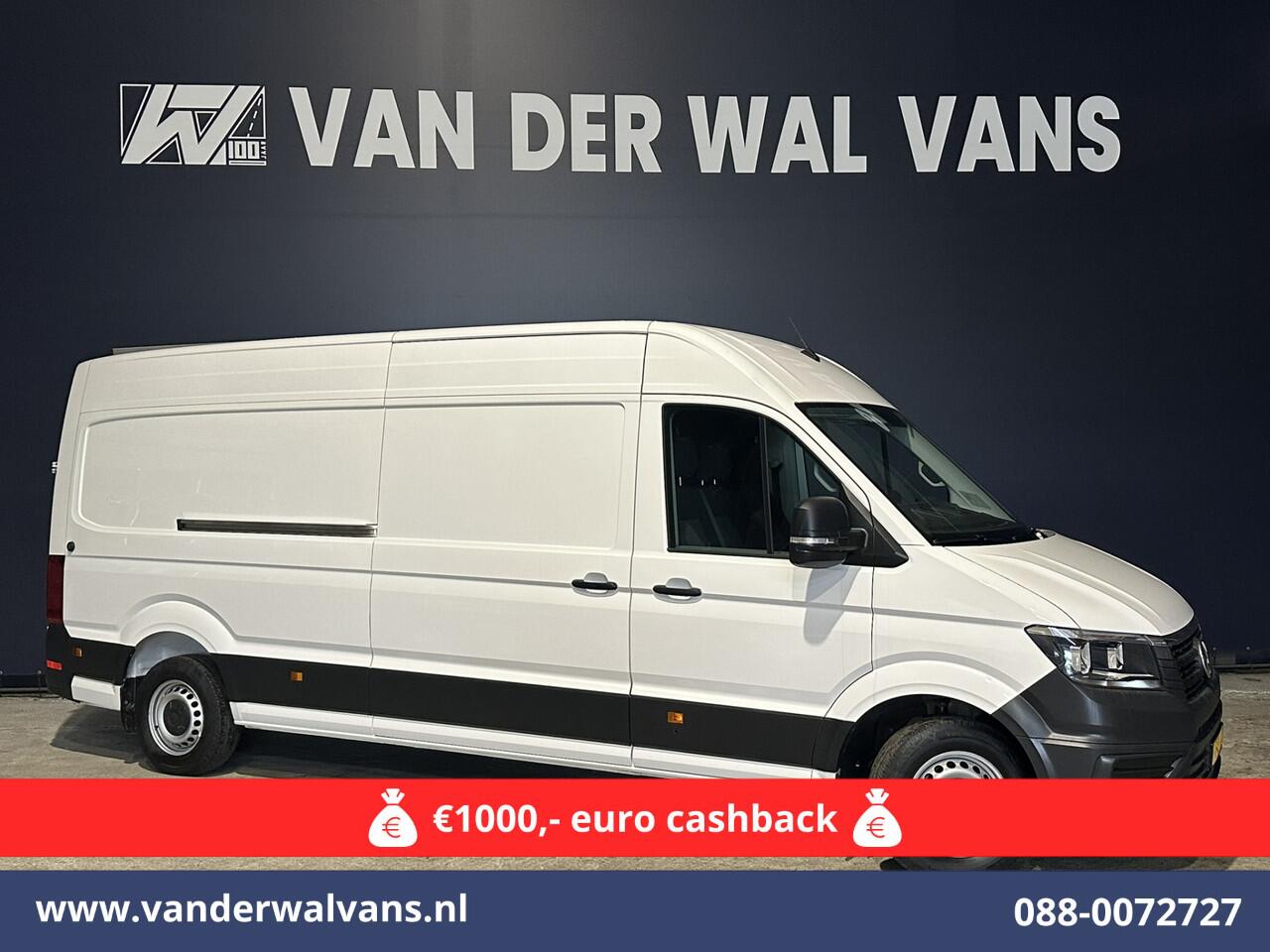 Volkswagen CRAFTER 2.0 TDI 140pk Automaat L4H3 L3H2 Euro6 Airco | Navigatie | Apple carplay | Camera Cruisecontrol, android auto, parkeersensoren, bijrijdersbank, 270 gr. achterdeuren