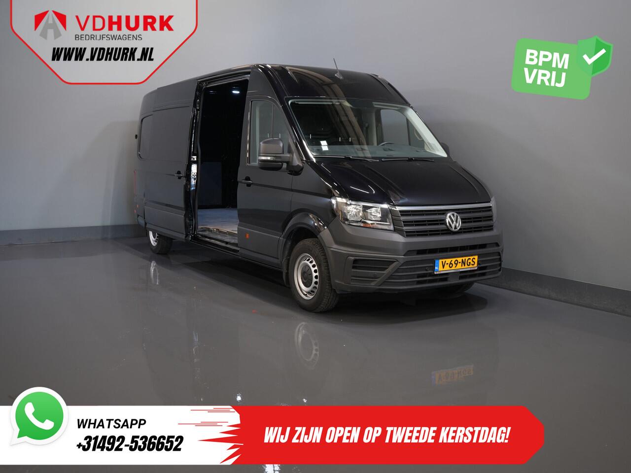Volkswagen CRAFTER 35 2.0 TDI 140 pk L4H3 BPM VRIJ! Carplay/ 3 Pers./ PDC/ Airco