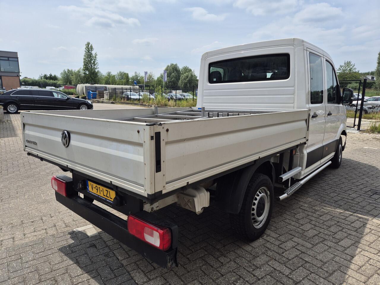 Volkswagen CRAFTER 35 2.0 TDI motor defect openlaadbak dc 7-pers 80dkm euro6 L3 Comfortline pick-up open-laadbak