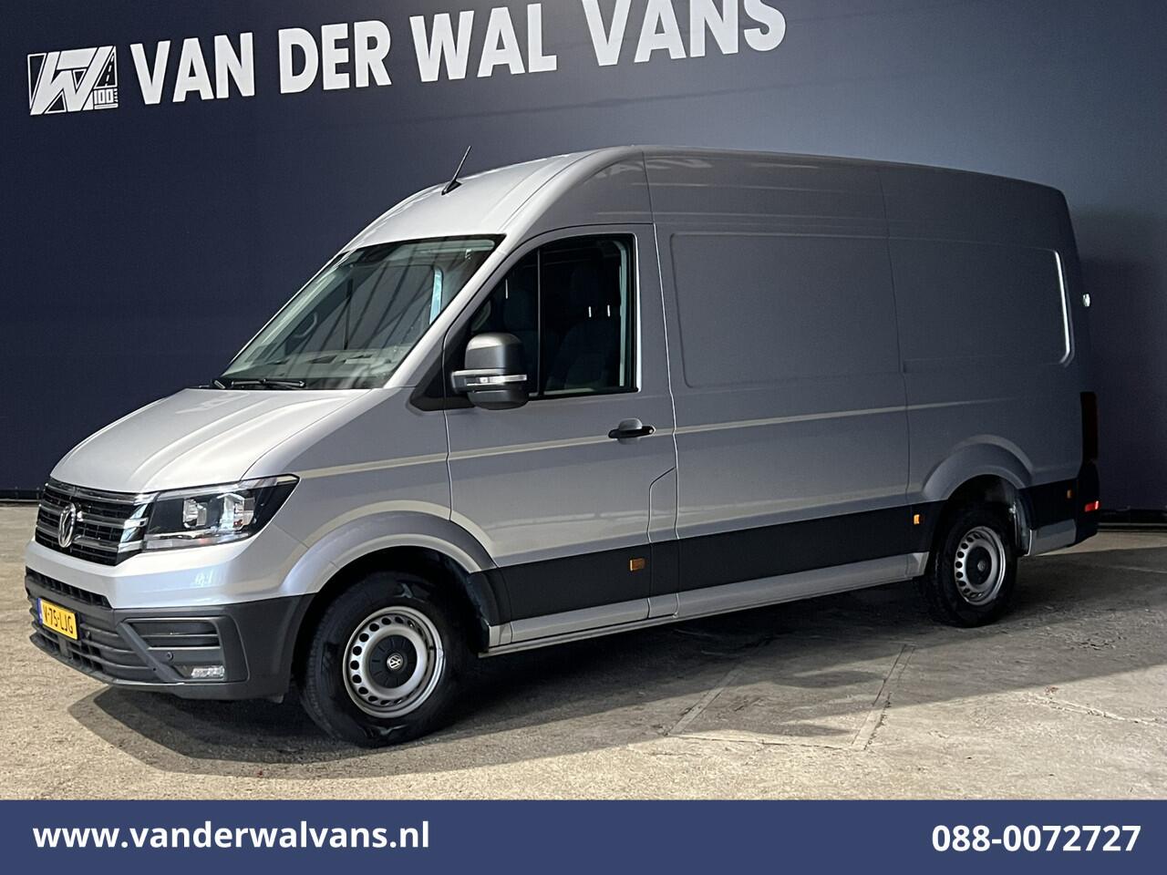 Volkswagen CRAFTER 2.0 TDI 141pk L3H3 L2H2 Euro6 Airco | Camera | Apple Carplay | Android Auto Parkeersensoren, Bijrijdersbank, 3000kg trekvermogen, zilver