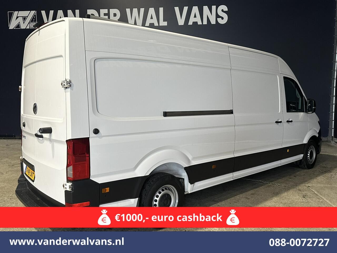 Volkswagen CRAFTER 2.0 TDI 140pk Automaat L4H3 L3H2 Euro6 Airco | Navigatie | Apple carplay | Camera Cruisecontrol, android auto, parkeersensoren, bijrijdersbank, 270 gr. achterdeuren