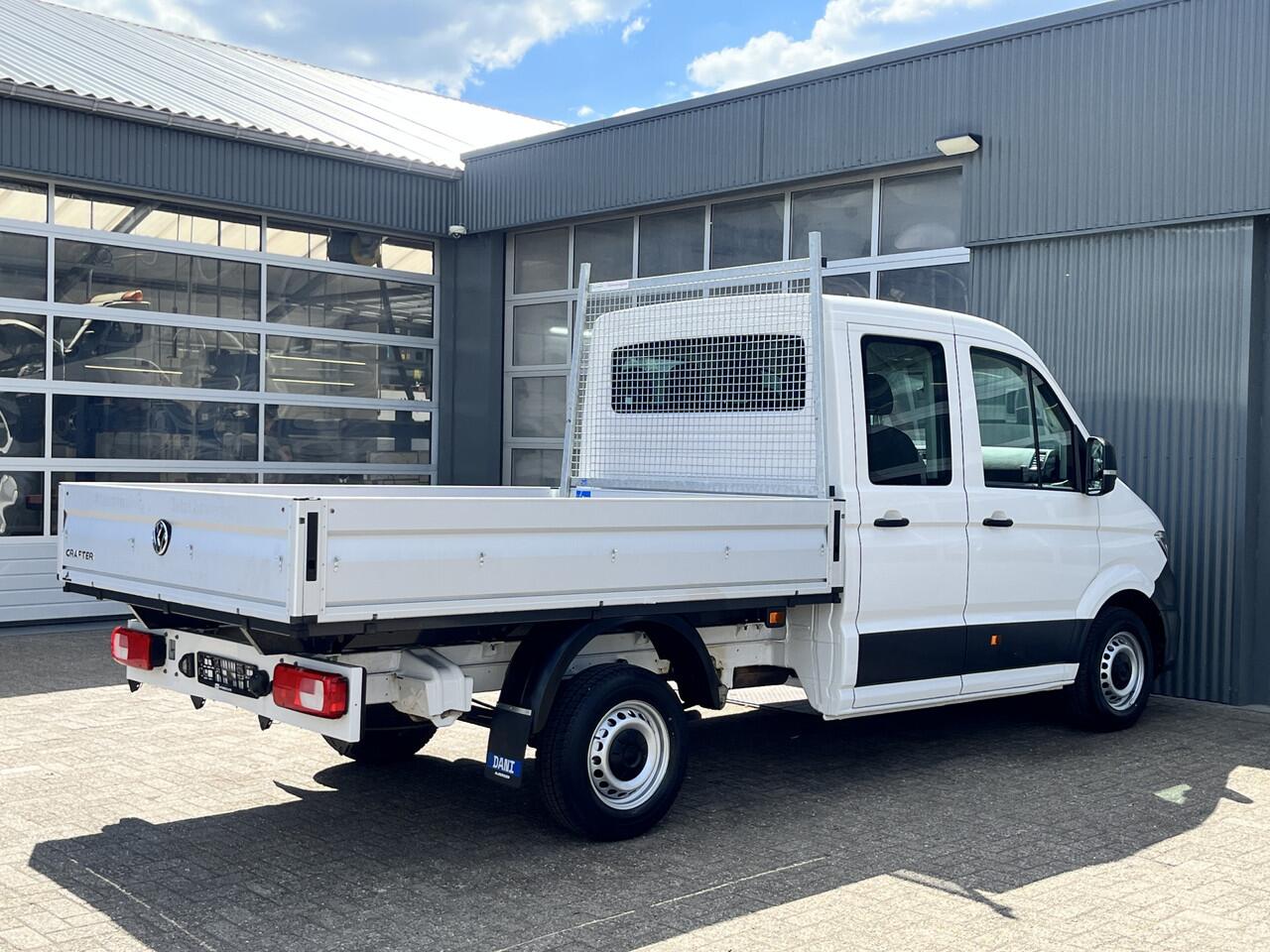 Volkswagen CRAFTER 35 2.0 TDI DC Open laadbak Airco Cruise controle Pick-up Euro 6 Parkeerhulp achter evt 3000kg trekgewicht 6 persoons p-up bakwagen open laadbak Pritsche