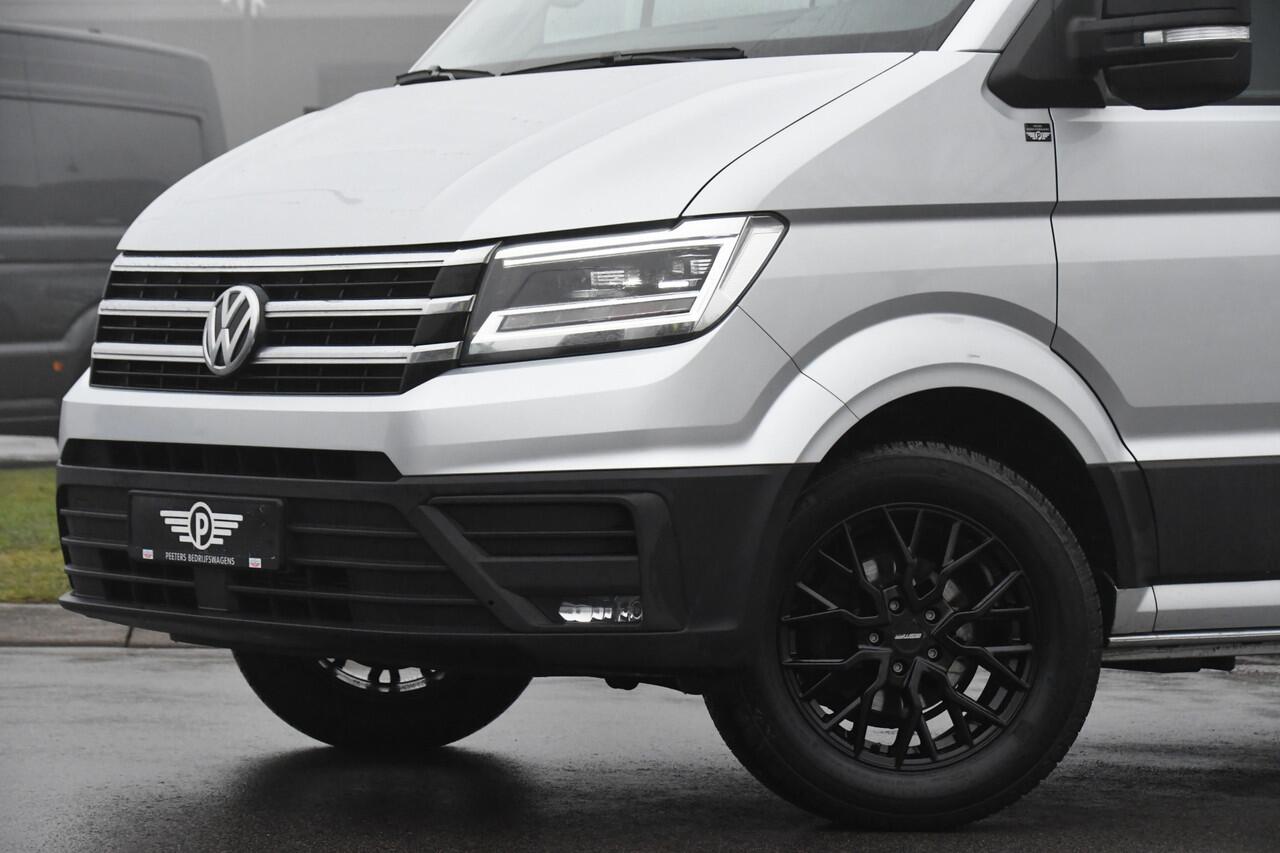 Volkswagen CRAFTER 35 2.0 TDI L4H4 Highline Adaptieve Cruise, Camera, Carplay, LED, Clima, Automaat, Sensoren, 177pk, Trekhaak, Sensoren, Uniek! camper project