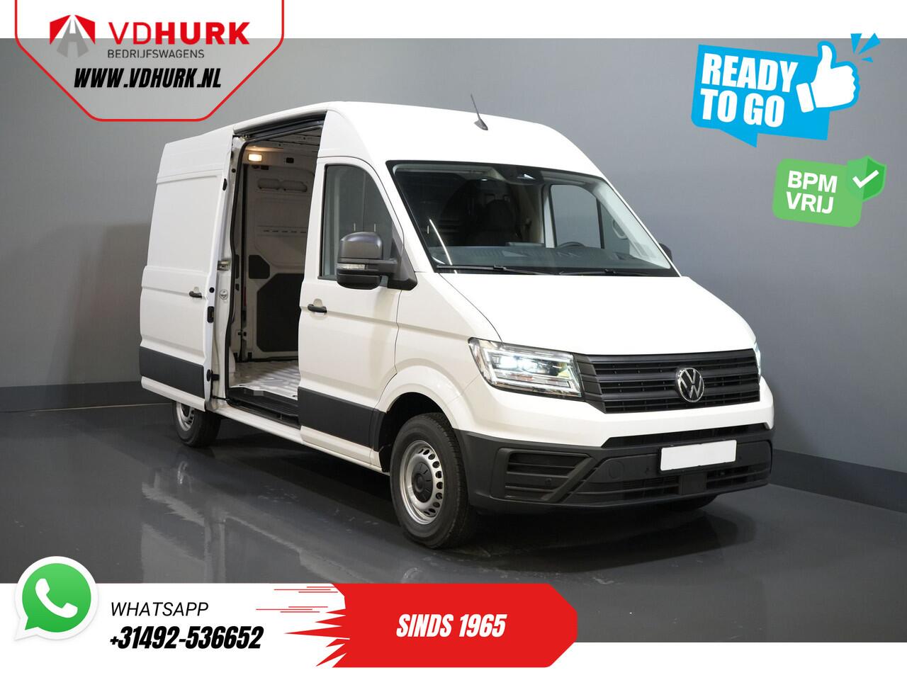 Volkswagen CRAFTER 35 2.0 TDI 140 pk DSG Aut. L3H3 BPM VRIJ/ LED/ Virtual Cockpit/ Camera/ Cruise/ Carplay/ Gev.Stoel