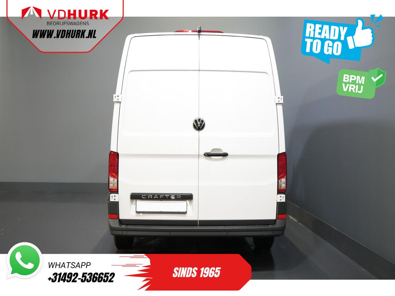 Volkswagen CRAFTER 35 2.0 TDI 140 pk DSG Aut. L3H3 BPM VRIJ/ LED/ Virtual Cockpit/ Camera/ Cruise/ Carplay/ Gev.Stoel
