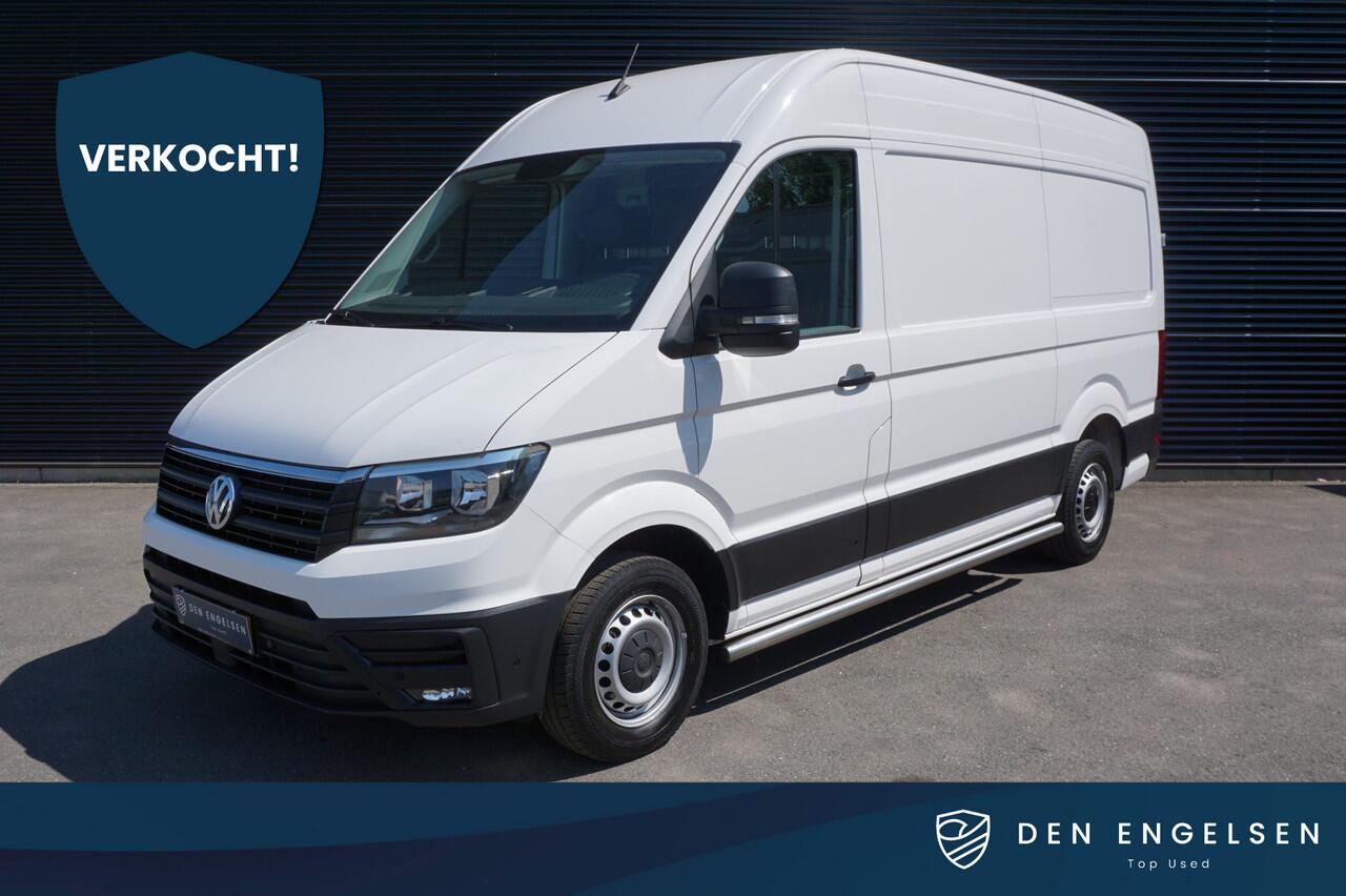 Volkswagen CRAFTER 140PK L3H3/L2H2 Highline Apple Carplay Camera Trekhaak Parkeersensoren Sidebars Voorruitverwarming