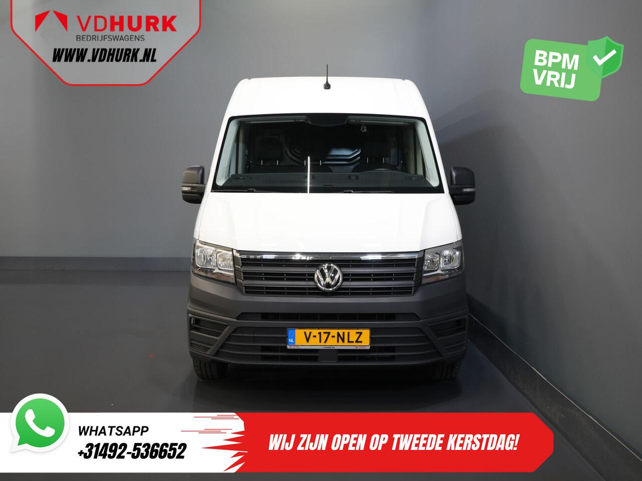 Volkswagen CRAFTER 35 2.0 TDI 140 pk L5H3 BPM VRIJ! 2x Schuifdeuren/ 270 Gr.Deuren/ Carplay/ Camera/ Airco