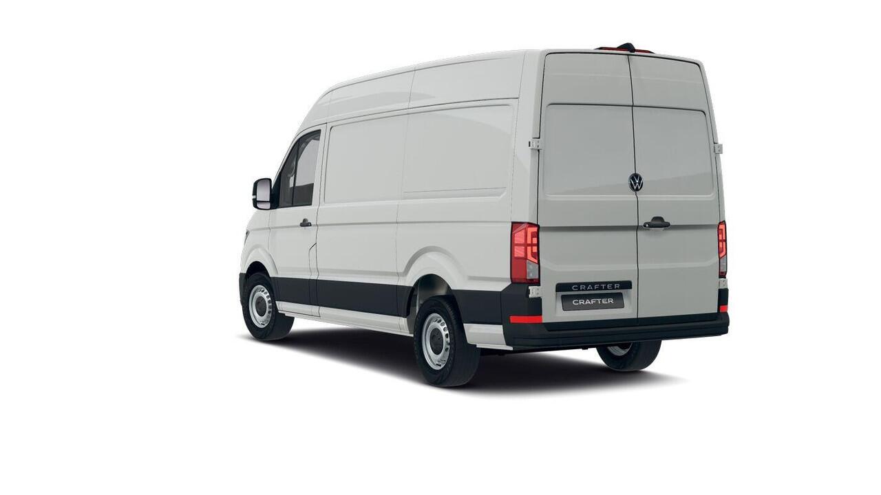 Volkswagen CRAFTER Bedrijfswagens Trendline L3H3 35 (140 pk) 103 kW pk 6 versn. Hand | BPM vrij | Vierseizoensbanden | Trekhaak met vaste kogel (inclusief aanhangwagenstabilisator) | Middelhoog dak (h3) | Achteruitrijcamera (rear view) |
