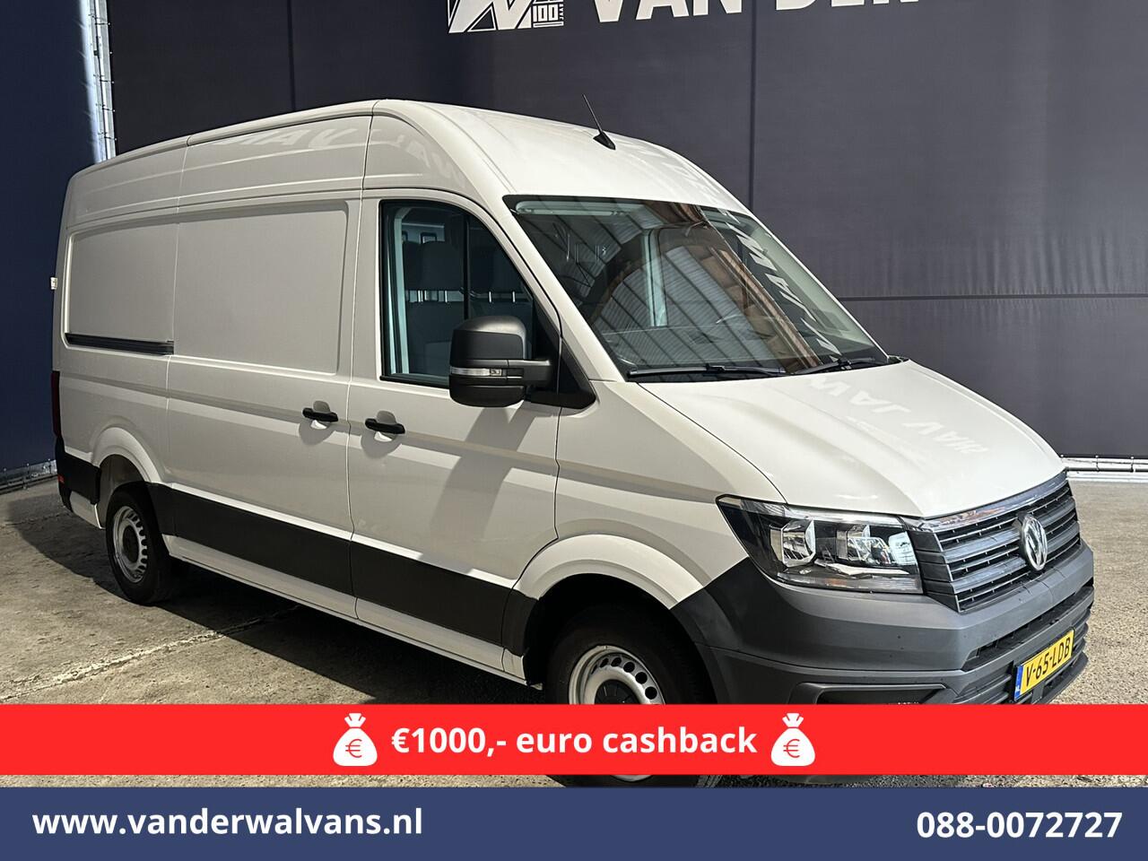 Volkswagen CRAFTER 2.0 TDI 140pk L3H3 L2H2 Euro6 Airco | Camera | Apple carplay | Android auto bijrijdersbank, 3000kg trekvermogen