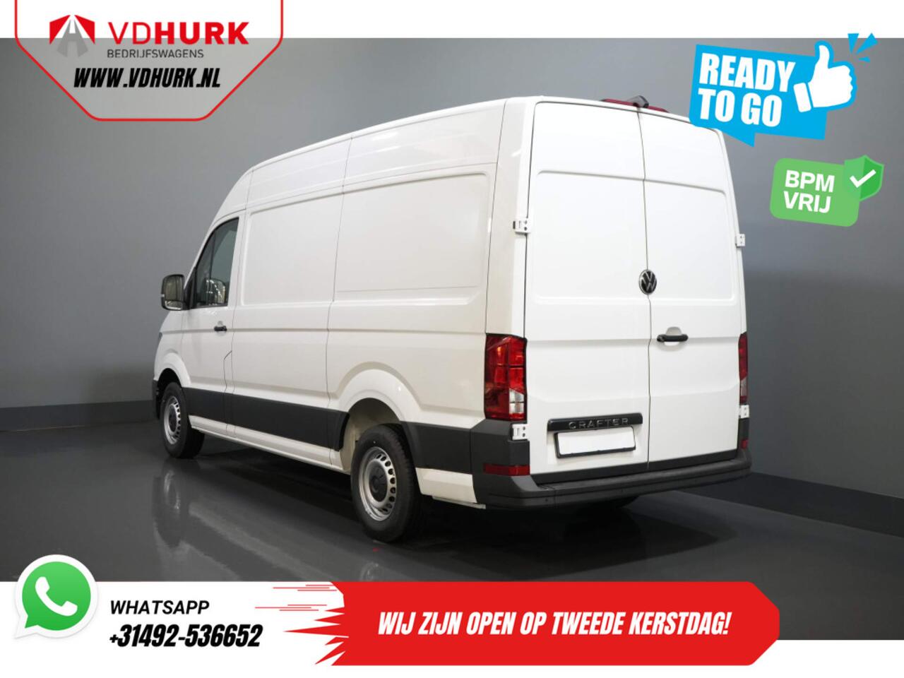 Volkswagen CRAFTER 35 2.0 TDI 140 pk DSG Aut. L3H3 BPM VRIJ! LED/ Virtual Cockpit/ Camera/ Cruise/ Carplay/ Gev.Stoel