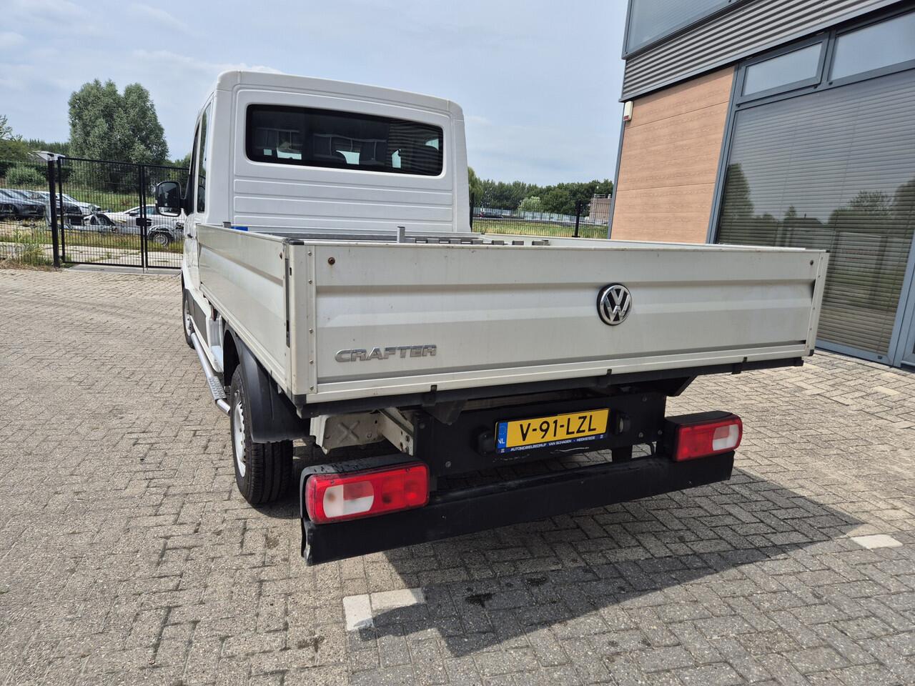 Volkswagen CRAFTER 35 2.0 TDI motor defect openlaadbak dc 7-pers 80dkm euro6 L3 Comfortline pick-up open-laadbak